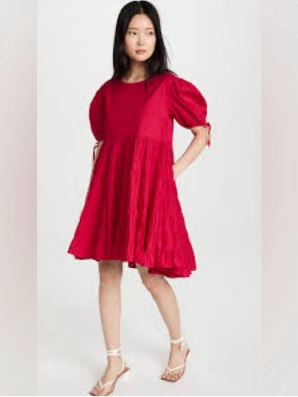 Merlette Serling Mini Dress Berry Size S